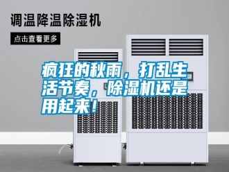 常見問題瘋狂的秋雨，打亂生活節(jié)奏，除濕機(jī)還是用起來！